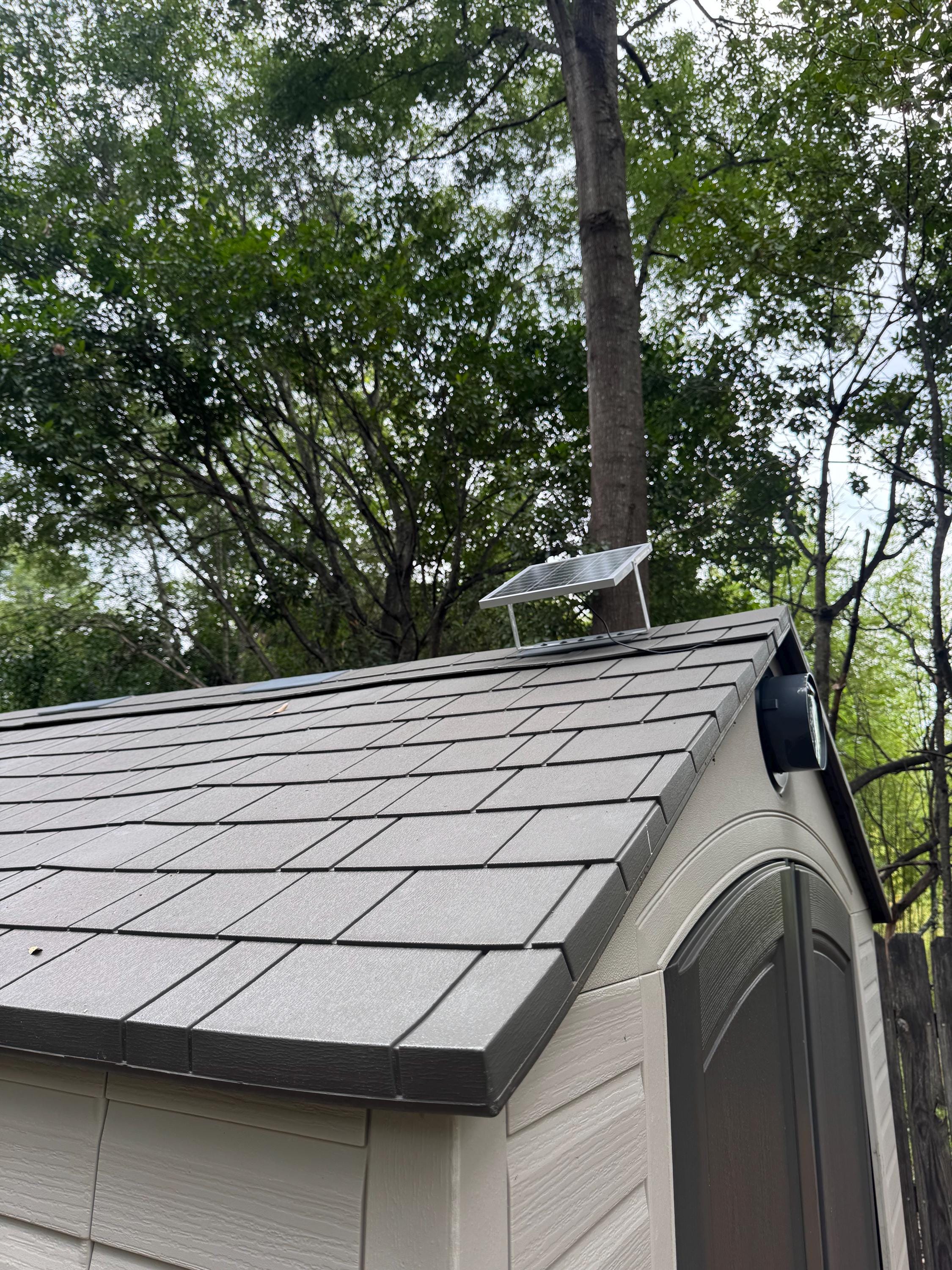 Lifetime Shed Skylight Replacement: Solar Panel Mount Provision, Transparent Gray or Blackout