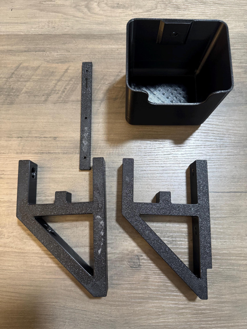 Wall Mounted Storage Brackets for Pittsburg 1000 lb Capacity Engine Support Bar