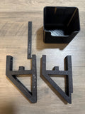 Wall Mounted Storage Brackets for Pittsburg 1000 lb Capacity Engine Support Bar