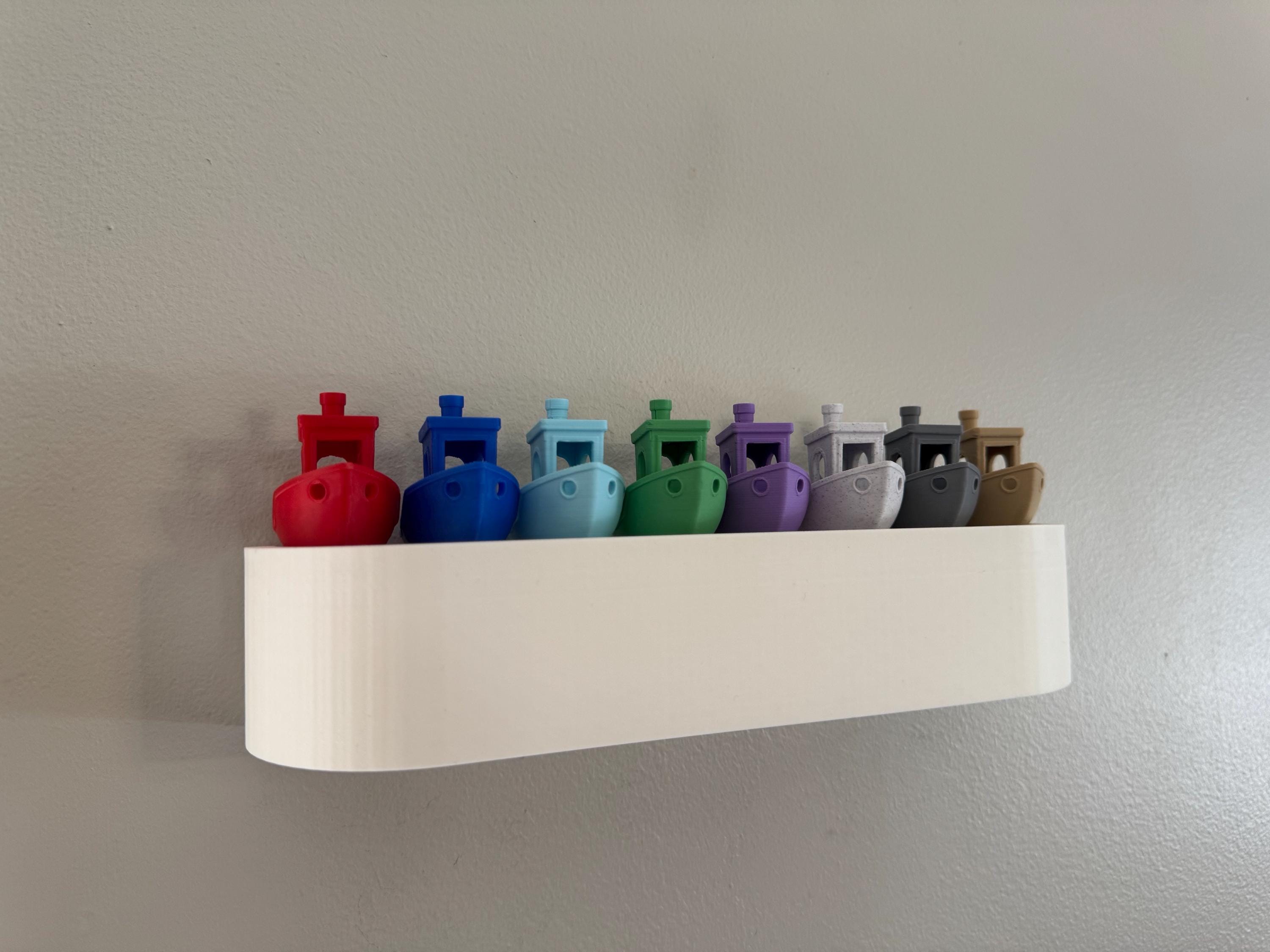 Modern Entryway Shelf with 4 Hidden Key Hooks