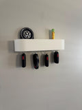 Modern Entryway Shelf with 4 Hidden Key Hooks