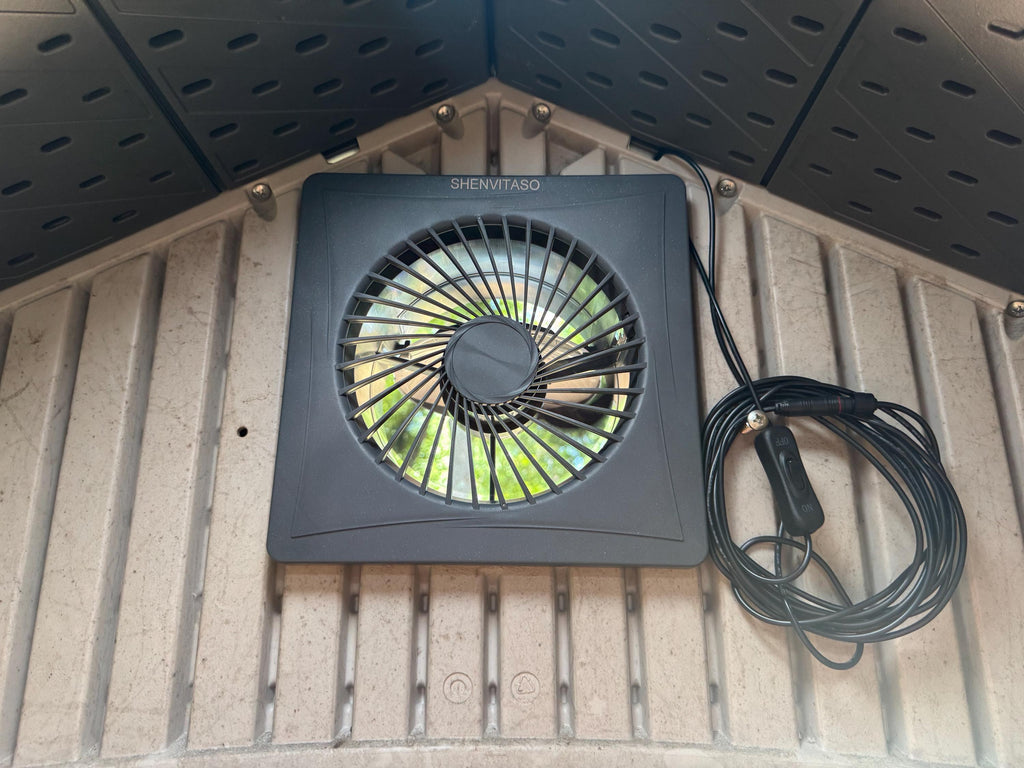 Adapter Ring For Lifetime Shed Gable Exhaust Fan Installation (No Fan Included)
