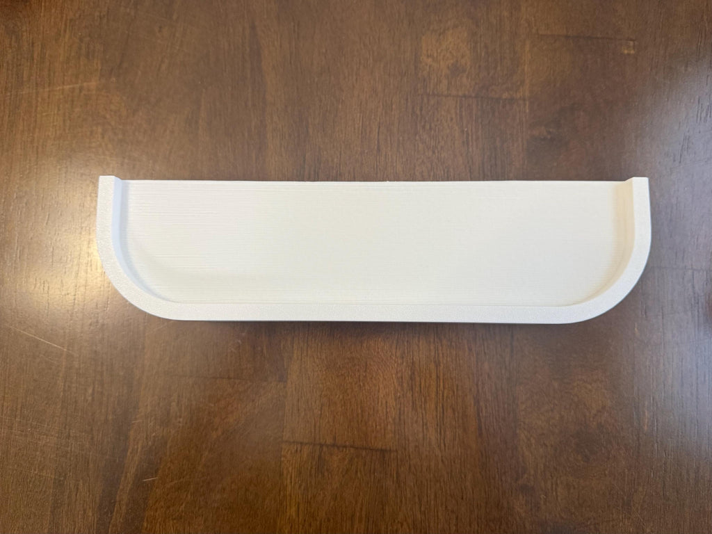 Modern Entryway Shelf with 4 Hidden Key Hooks