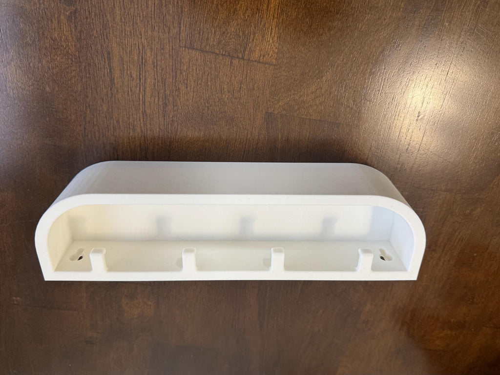 Modern Entryway Shelf with 4 Hidden Key Hooks