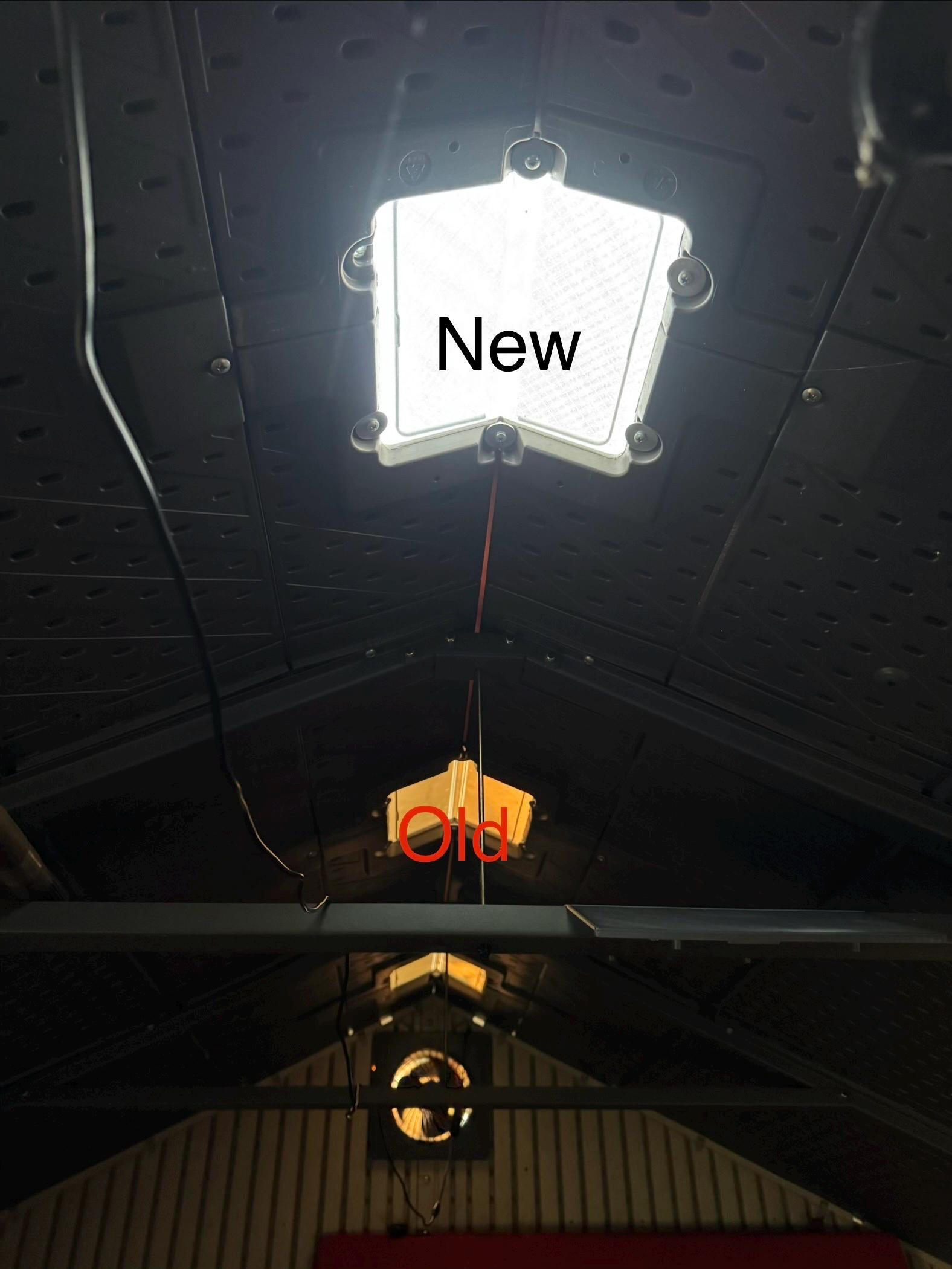 Lifetime Shed Skylight Replacement: Solar Panel Mount Provision, Transparent Gray or Blackout