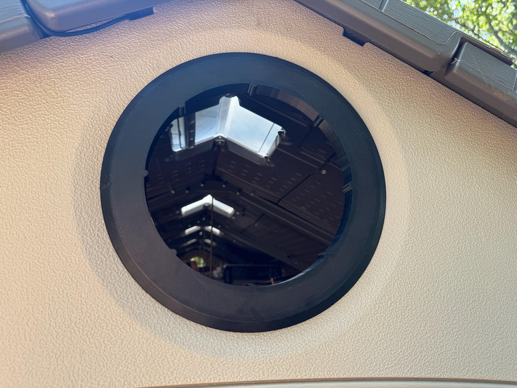 Adapter Ring For Lifetime Shed Gable Exhaust Fan Installation (No Fan Included)