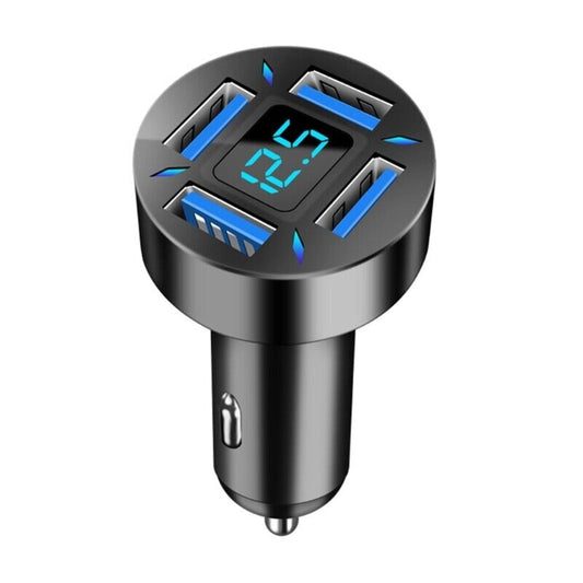 AIXXCO 4 Ports USB Car Charger 12V Quick Charge 3.0 Fast Car Cigarette Lighter For Samsung Huawei Xiaomi iphone Charger QC 3.0